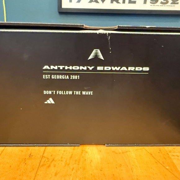 Adidas, Anthony Edwards AE 1 Low blue/black basketball shoes - Picture 8 of 12